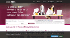 Desktop Screenshot of moda.campusmoda.com