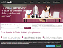 Tablet Screenshot of moda.campusmoda.com